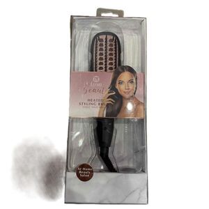 New Lomi Beauty Travel Portable Safe Heated Ionic Styling Brush Hair Tool